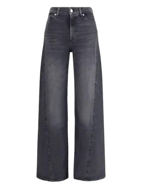 7 For All Mankind Lotta crystal-embellished jeans