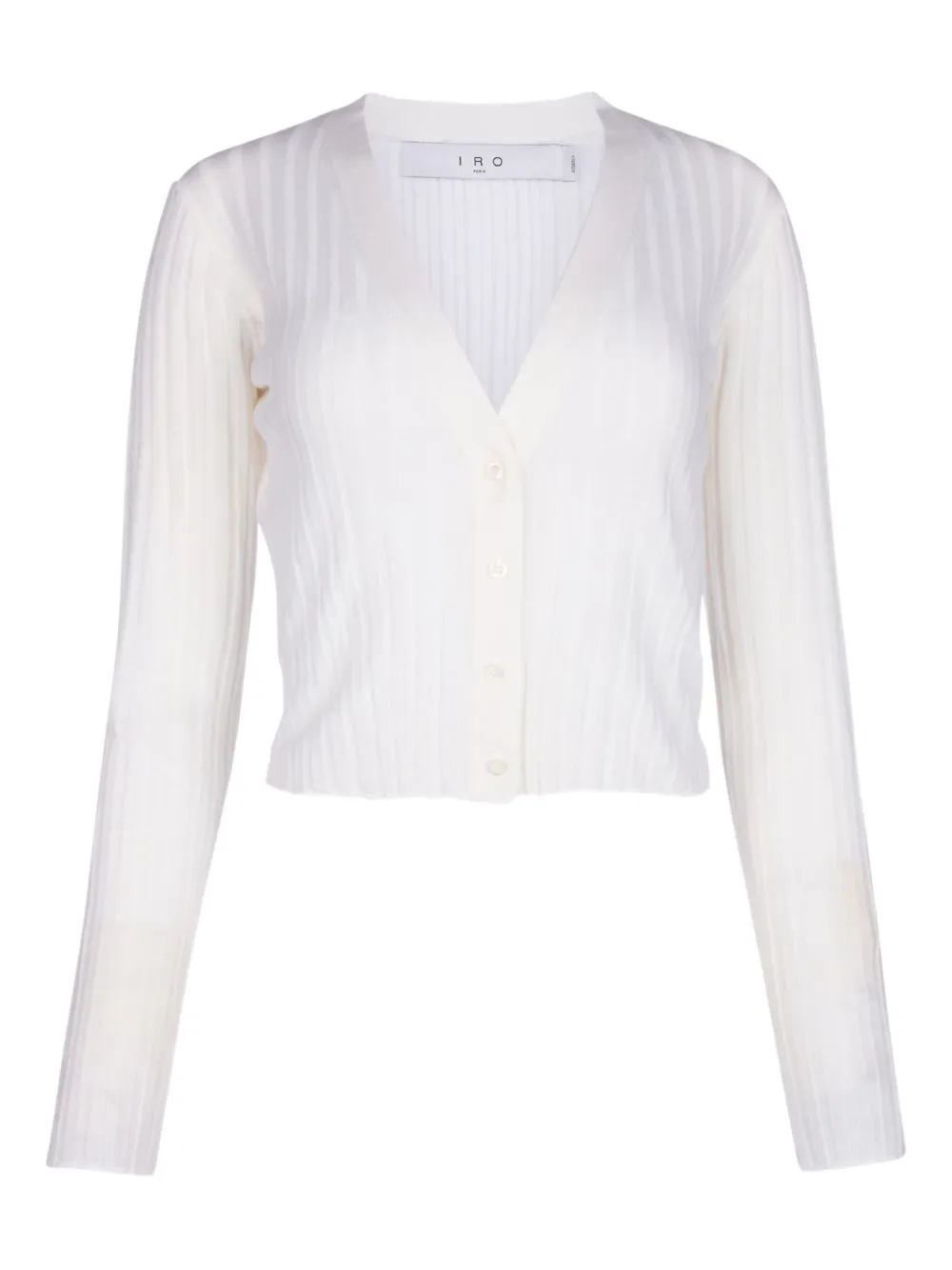 IRO ribbed cardigan | White | Image 1