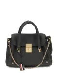 Thom Browne leather chain-strap shoulder bag - Black