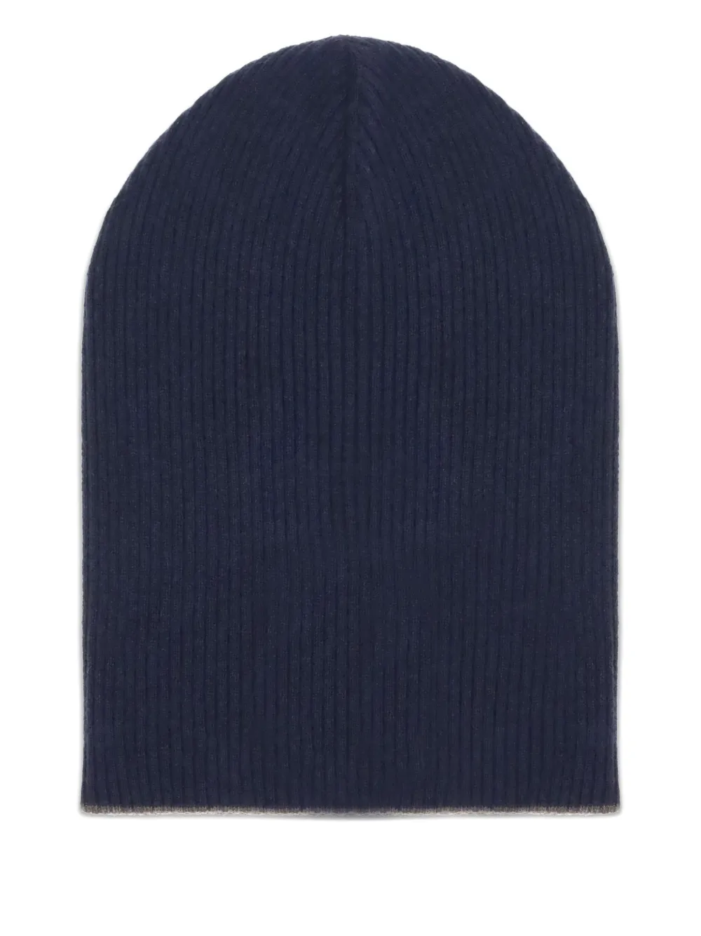 Brunello Cucinelli ribbed cashmere beanie - ブルー Brunello Cucinelli ribbed cashmere beanie - ブルー