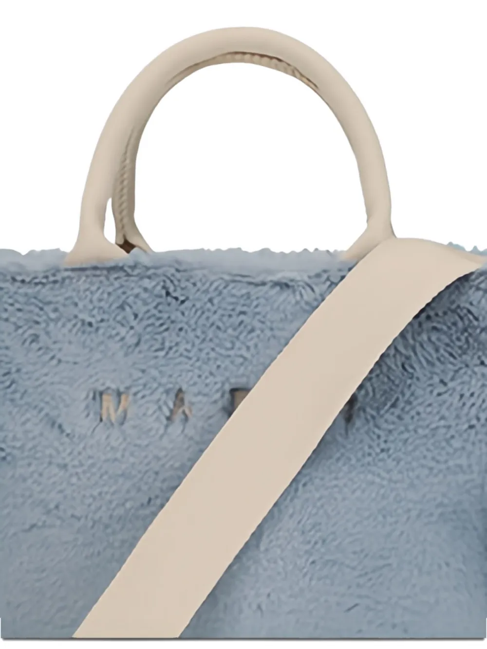 Marni Women Small Basket Tote Bag In Blue