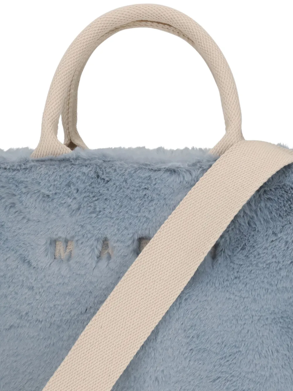 Marni Women Small Basket Tote Bag In Blue