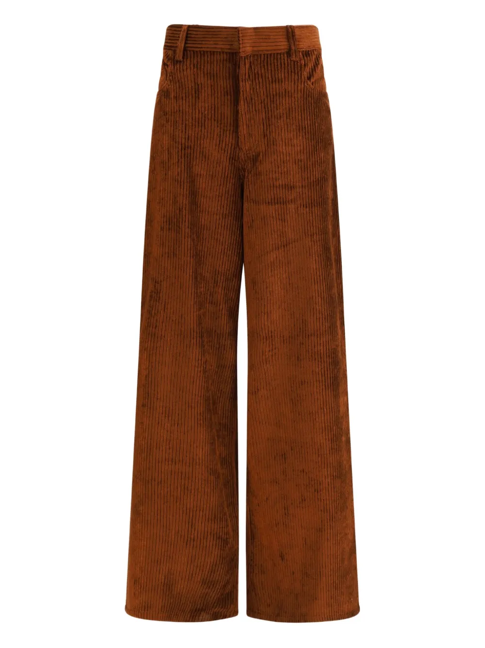 Petar Petrov wide-leg corduroy trousers | Brown | Image 1