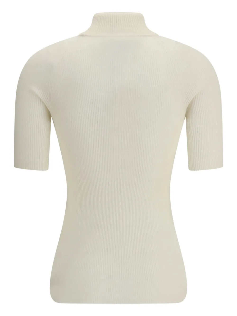 Sa Su Phi Ribbed-knit Top In Neutral