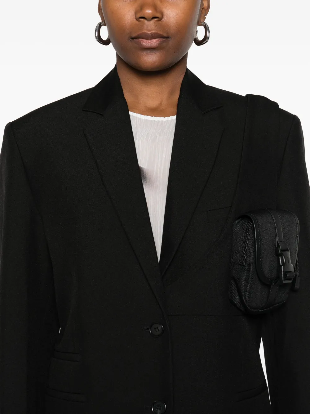 Coperni Single-breasted Blazer In Black