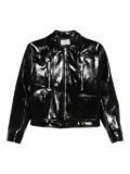 Coperni zip-front jacket - Black