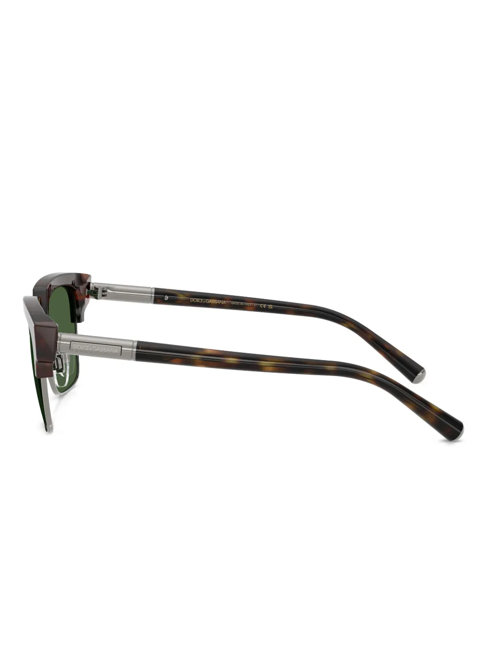 Dolce & Gabbana Eyewear DG4522 zonnebril met vierkant montuur Bruin