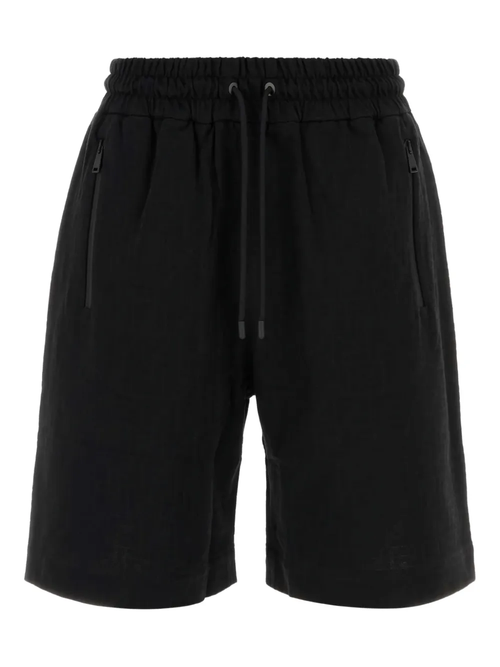 FENDI FF-pattern drawstring shorts | Black | Image 1