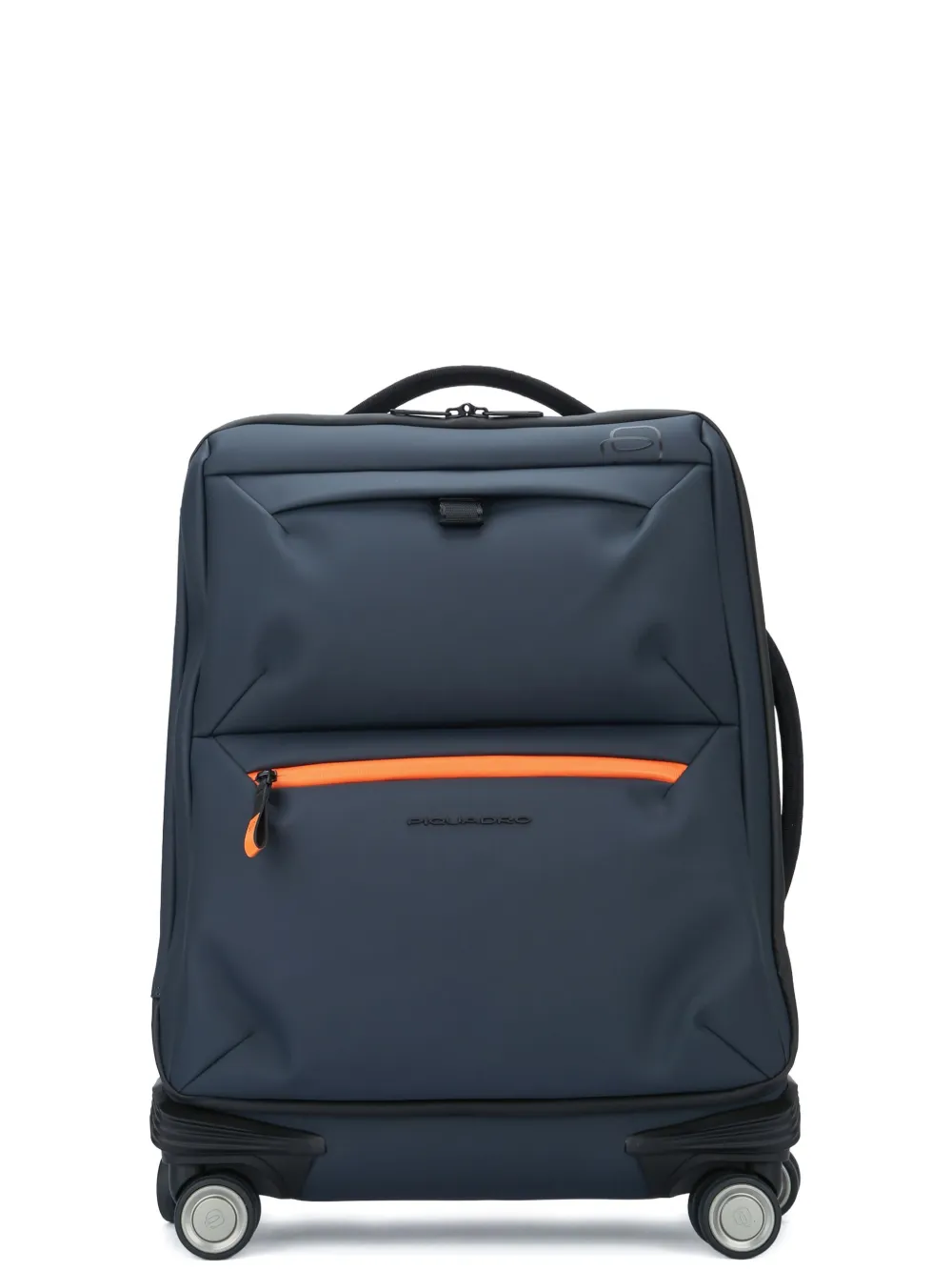 Piquadro Travel Trolley With Multiple Handles And Wheels In Blue