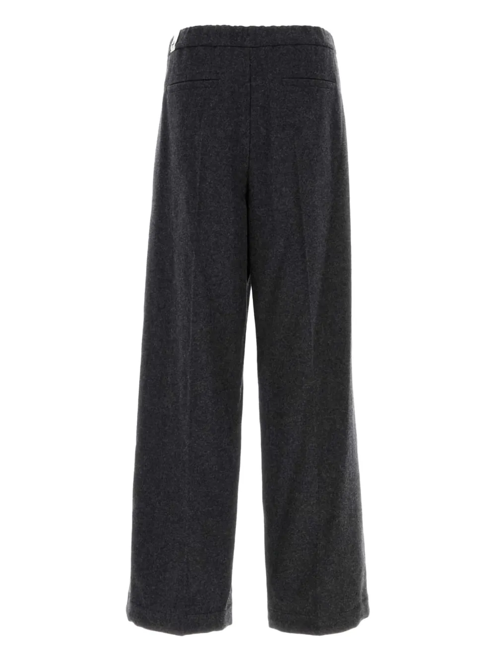 Jil Sander Flanellen wollen broek - Grijs