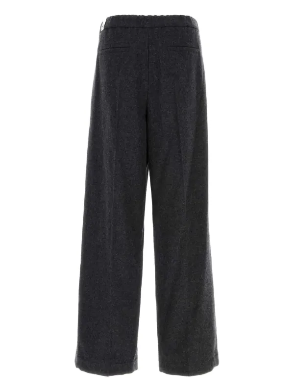 Jil Sander フランネルパンツ | グレー | FARFETCH JP