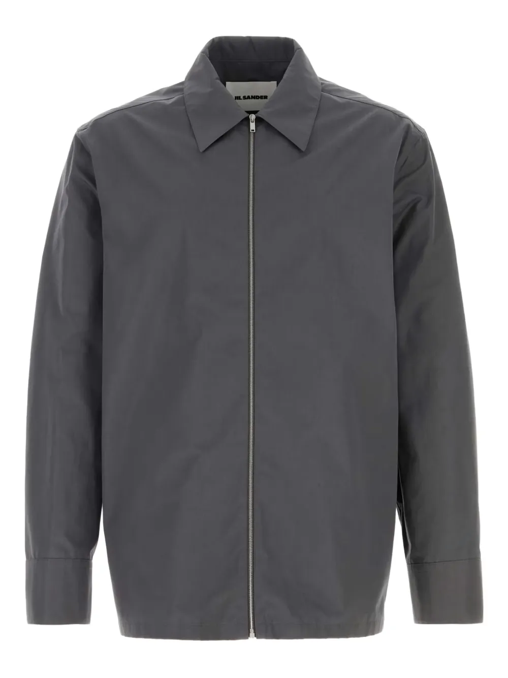 Jil Sander ジップアップ オーバーシャツ - グレー Jil Sander ジップアップ オーバーシャツ - グレー