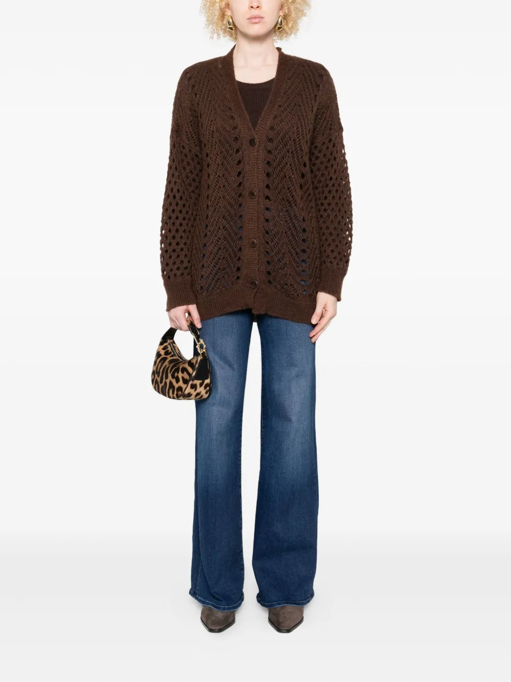 TWINSET button-front open-knit cardigan | Cardigans | Image 2