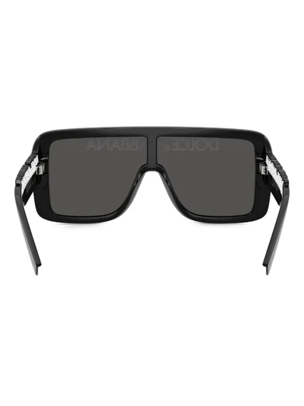 Dolce & Gabbana Eyewear logo-detail square-frame Sunglasses