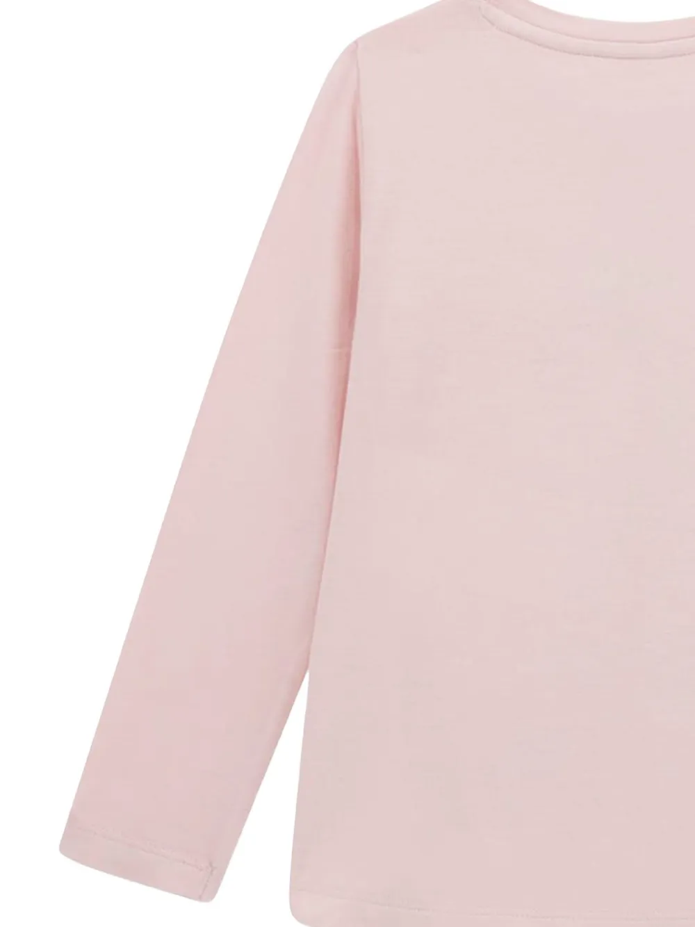 guess kids sequin-embellished long-sleeve T-shirt Roze