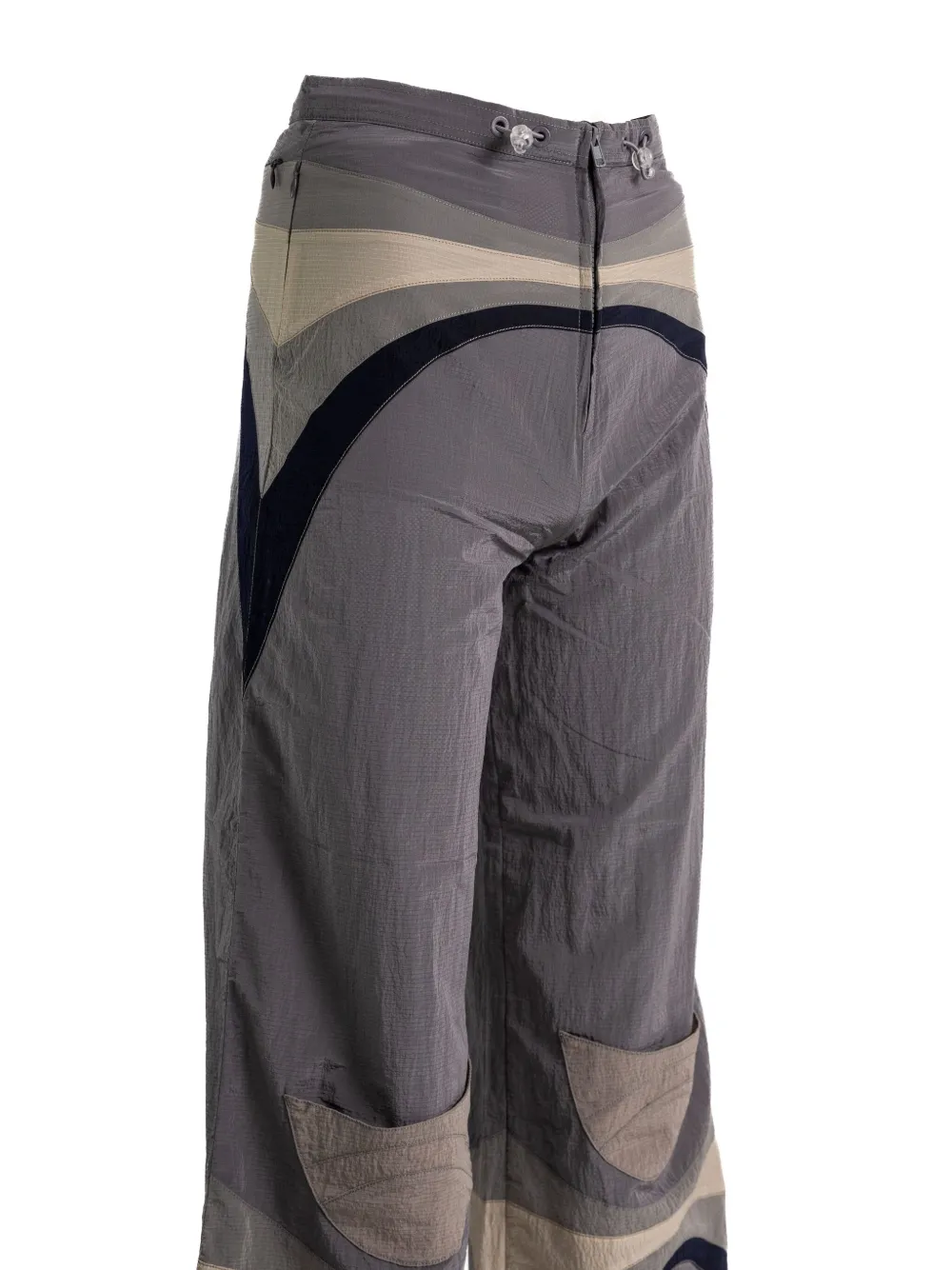Erl Gender Inclusive Nylon Rave Pants In Gray