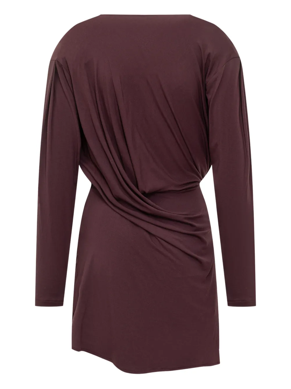 IRO draped knotted dress - Paars