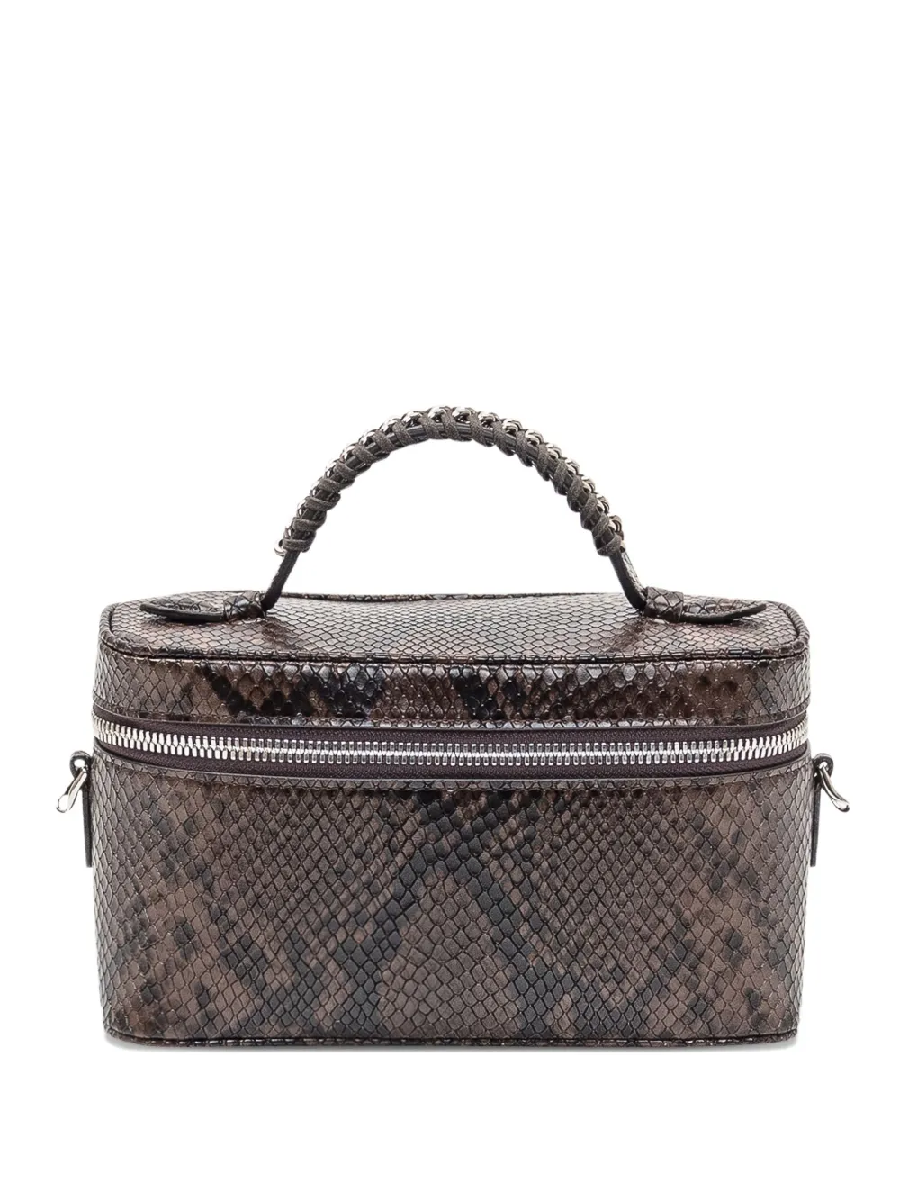 Stella McCartney mini embossed cross-body bag | Brown | Image 1
