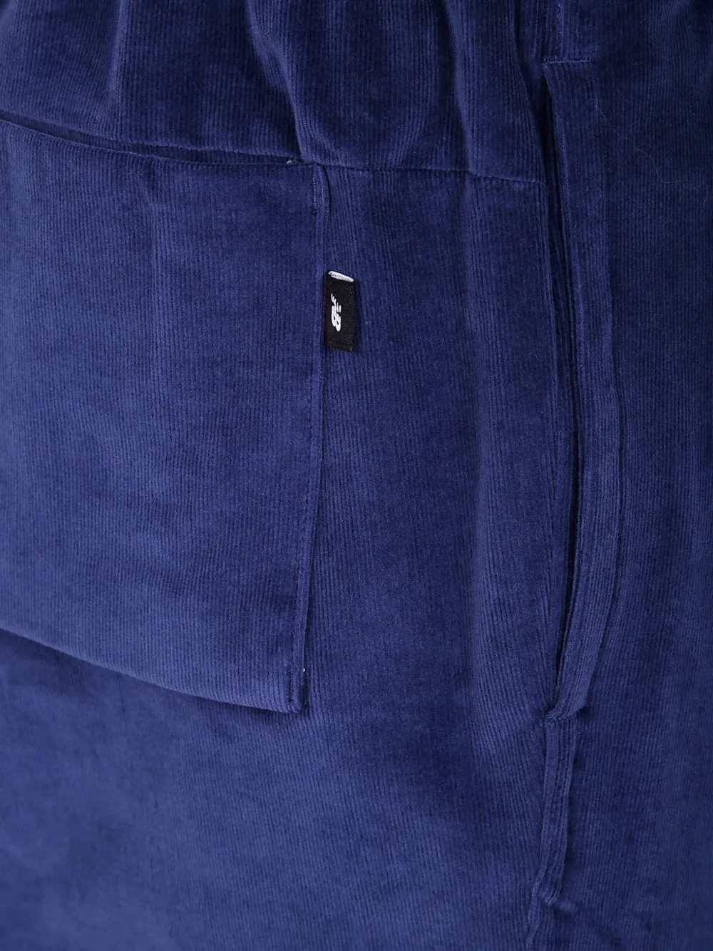 New Balance Comfortable Stretch Corduroy Trousers In Blue