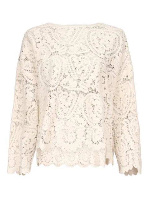 LouLou de Saison AROLD crochet lace sweater