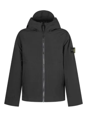 Stone Island Junior ボンバージャケット | ブラック | FARFETCH JP