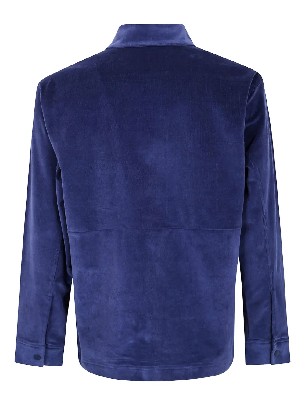 New Balance corduroy patch-pocket shirt - Blauw