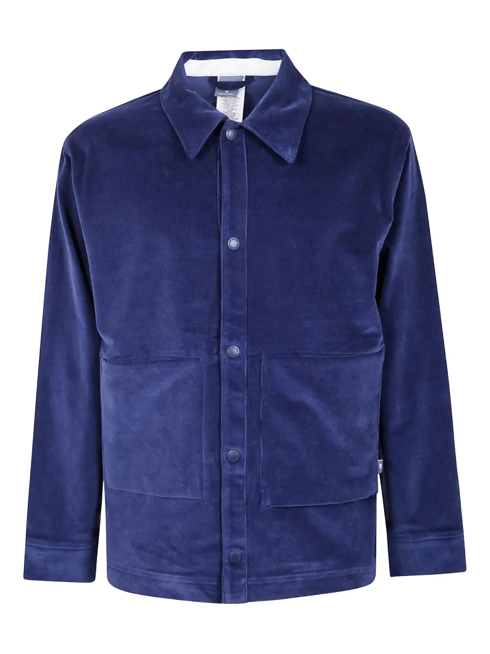 New Balance corduroy patch-pocket shirt | Blue | Image 1