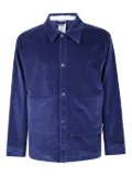 New Balance corduroy patch-pocket shirt - Blue
