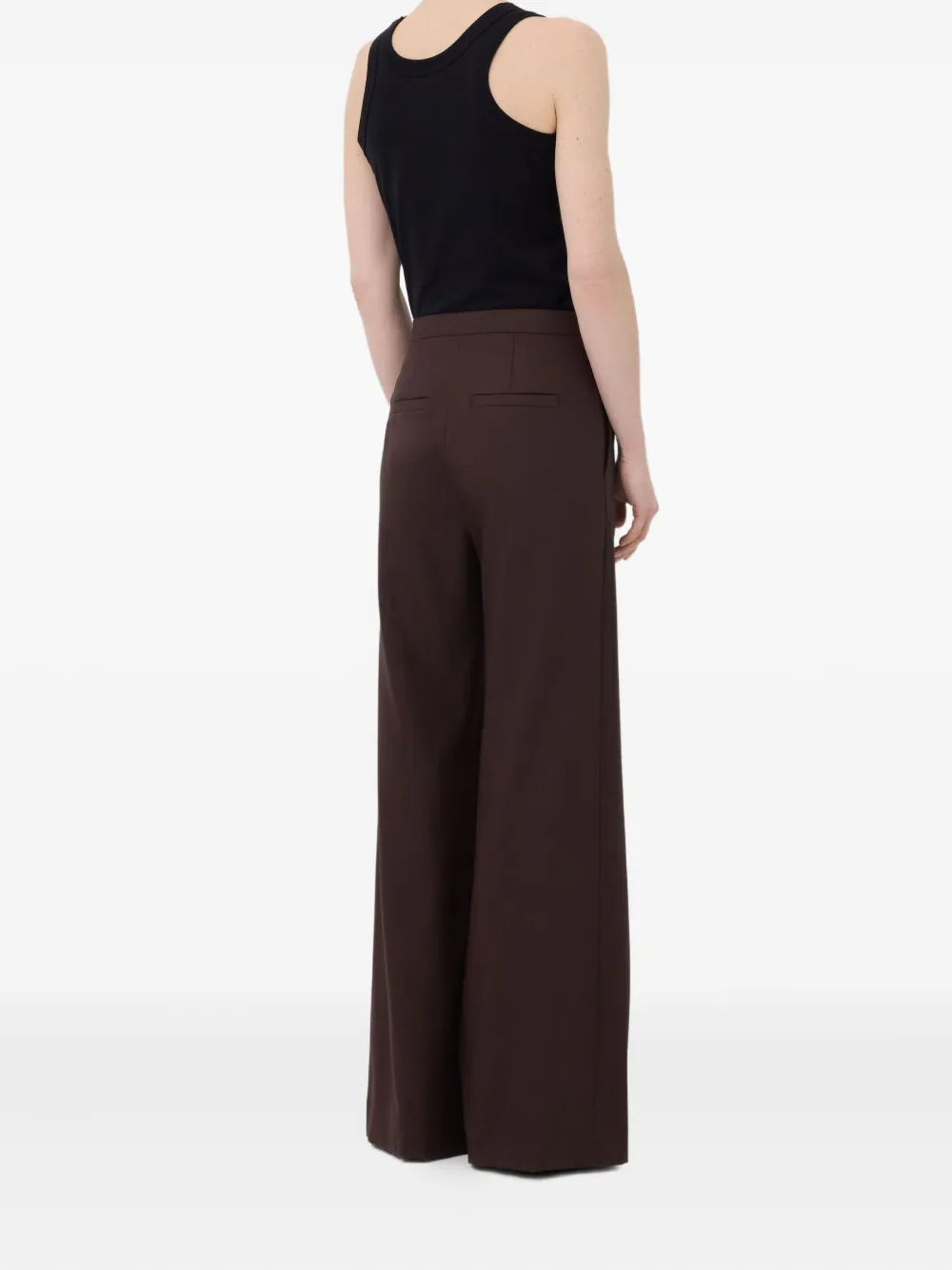 LouLou de Saison Plooibroek met gespsluiting Bruin