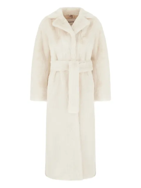 VALENTINI 1972 manteau à taille ceinturée
