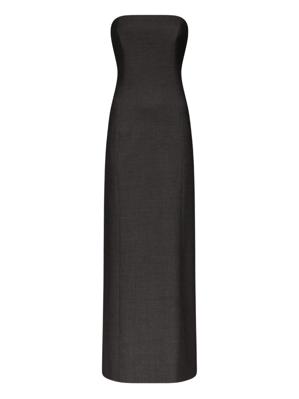 LouLou de Saison SHILO strapless bustier midi dress | Grey | Image 1