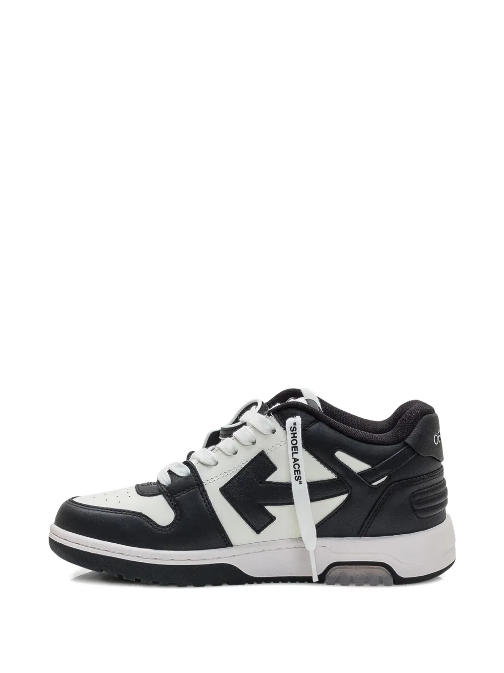 Off-White Out Of Office leren sneakers Zwart