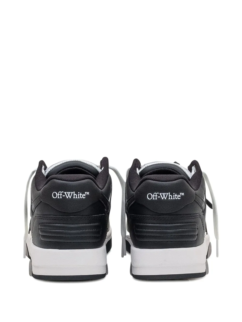 Off-White Out Of Office leren sneakers Zwart
