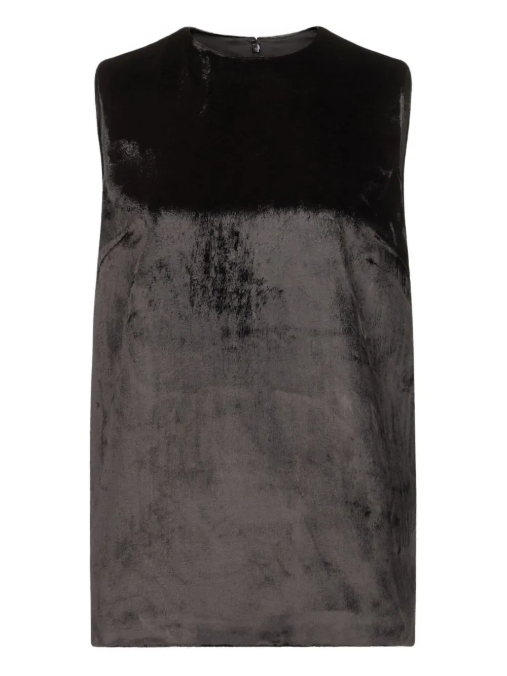 LouLou de Saison silk velvet sleeveless top | Black | Image 1