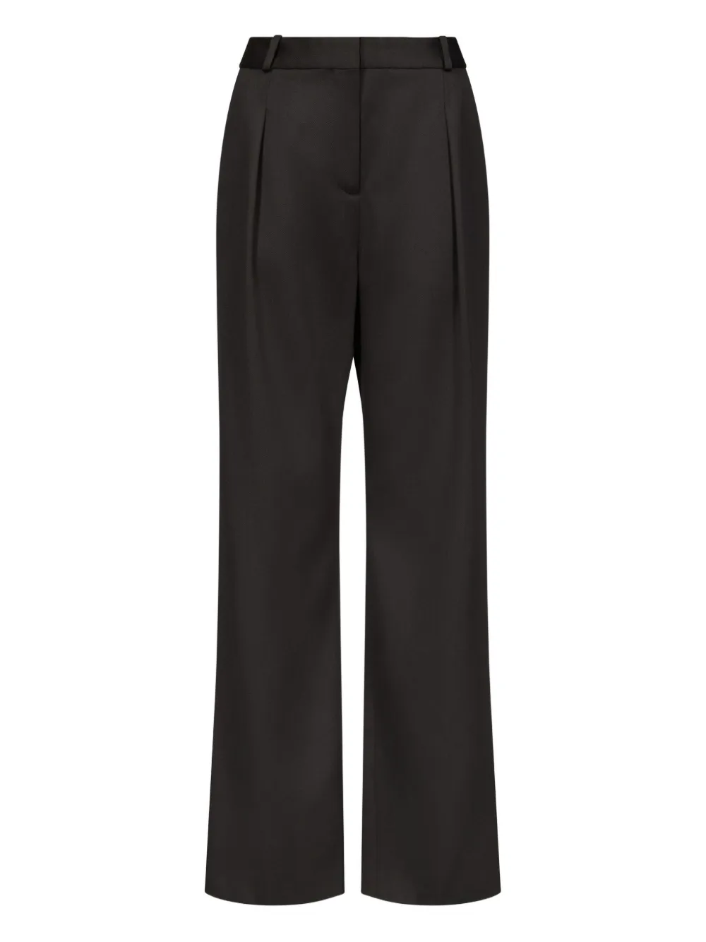 Loulou De Saison Garbo Pleated-wool Trousers In Black