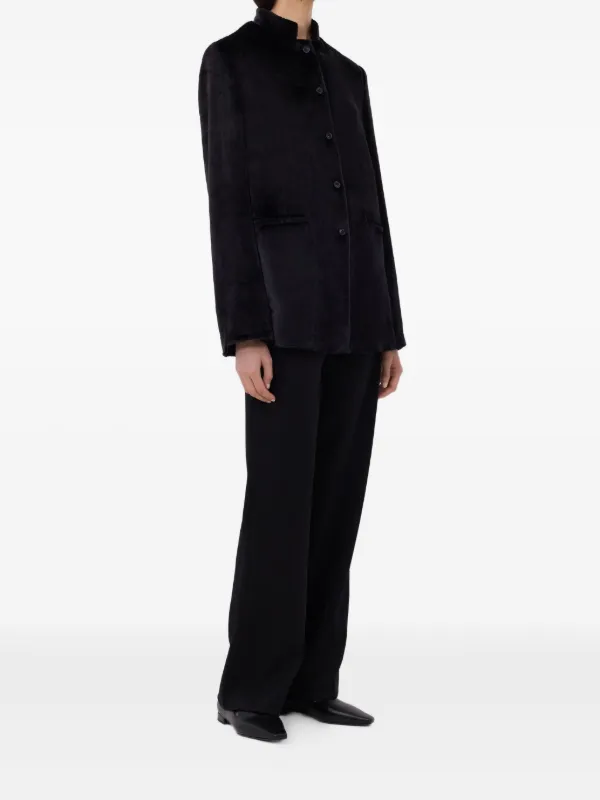 LouLou De Saison Lara stand-collar Jacket | Black | FARFETCH