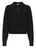 LouLou de Saison Homere LDS polo-neck ribbed sweater - Black