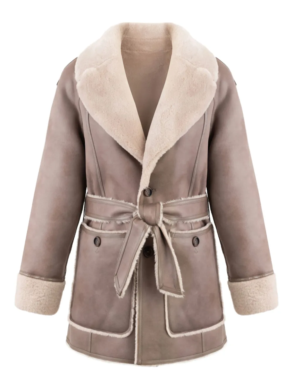 Urbancode reversible belted jacket | Grey | Image 1