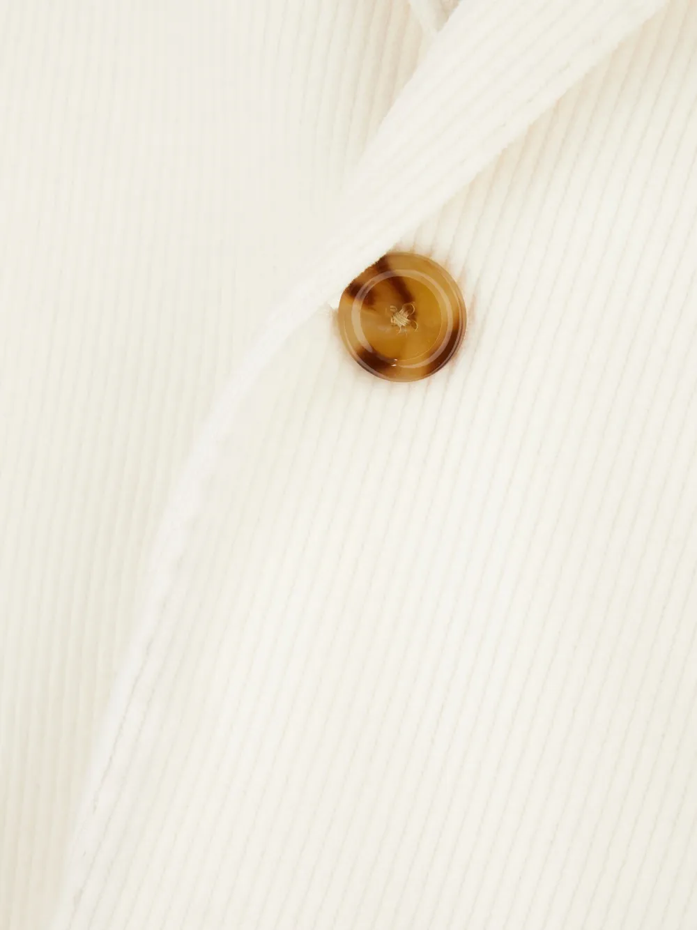 Lardini corduroy single-breasted blazer Wit