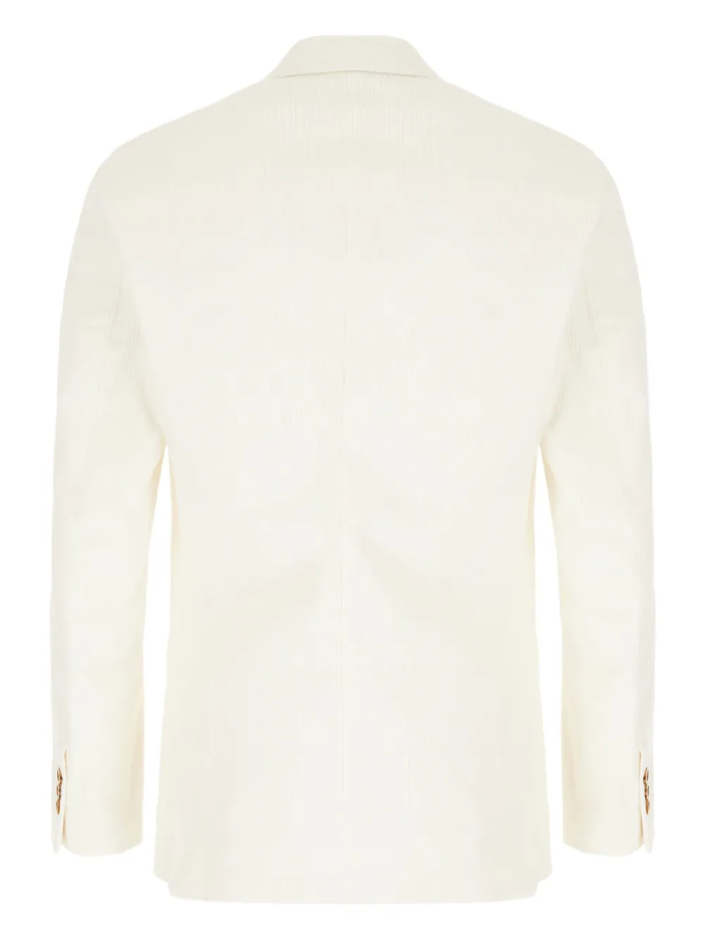 Lardini corduroy single-breasted blazer Wit