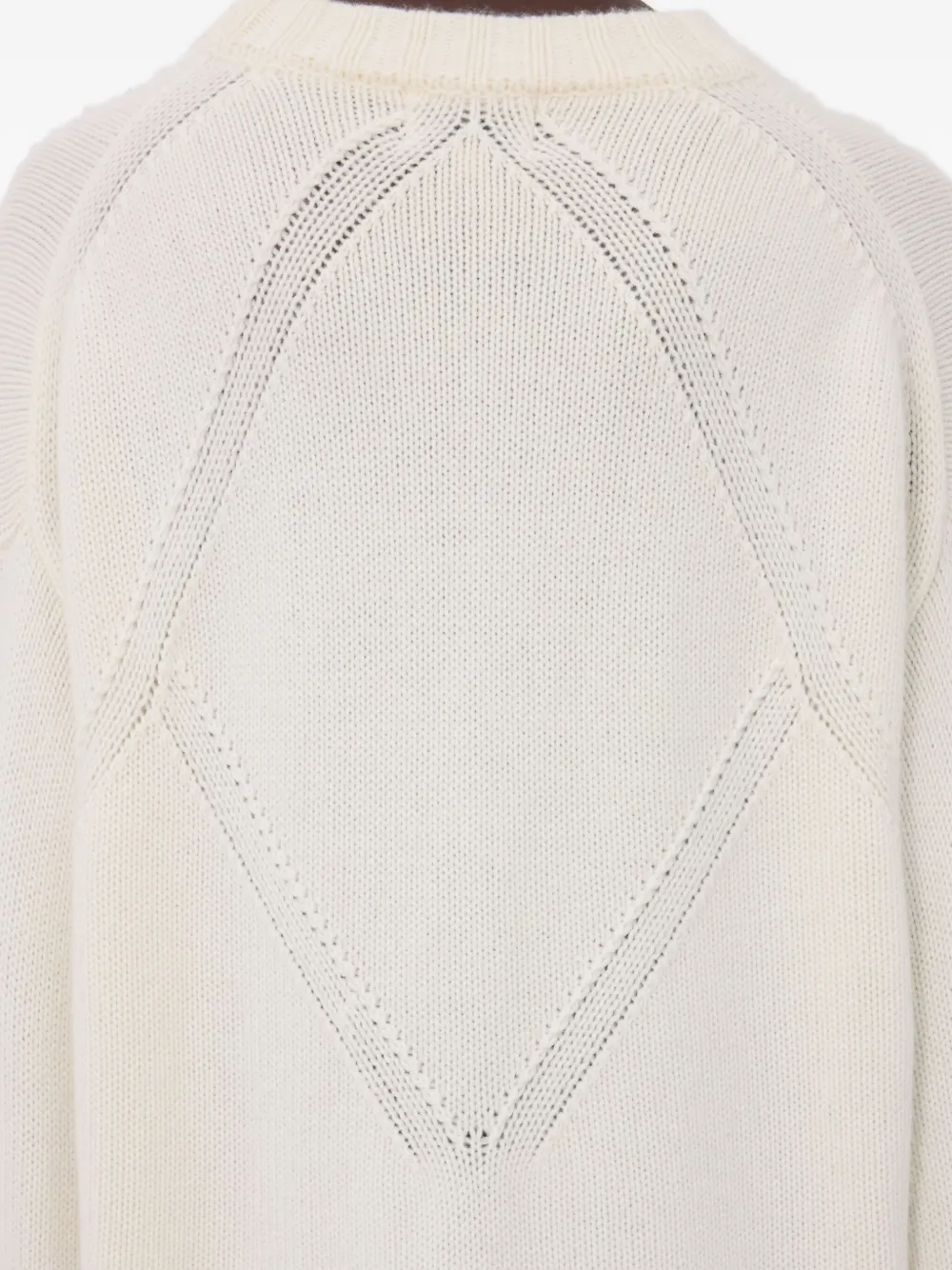 Loulou De Saison Tino Loose Fit Sweater Clothing In White