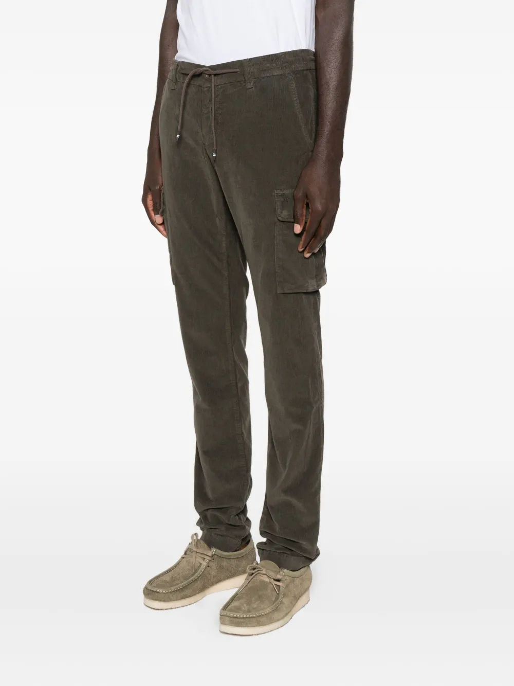 Mason's Cardo-pockets Trousers In Gray