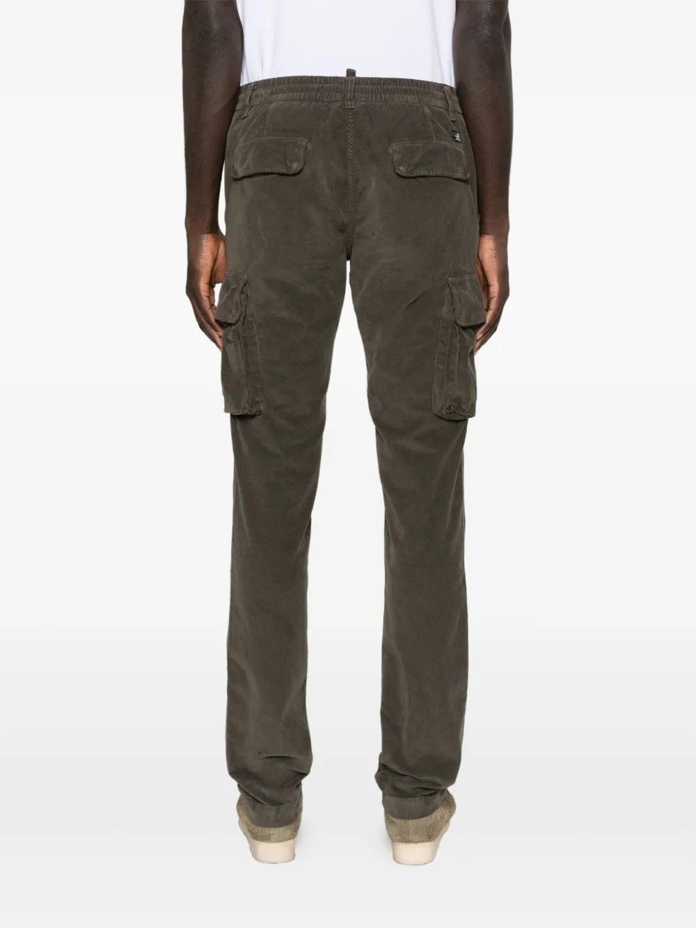 Mason's Cardo-pockets Trousers In Gray