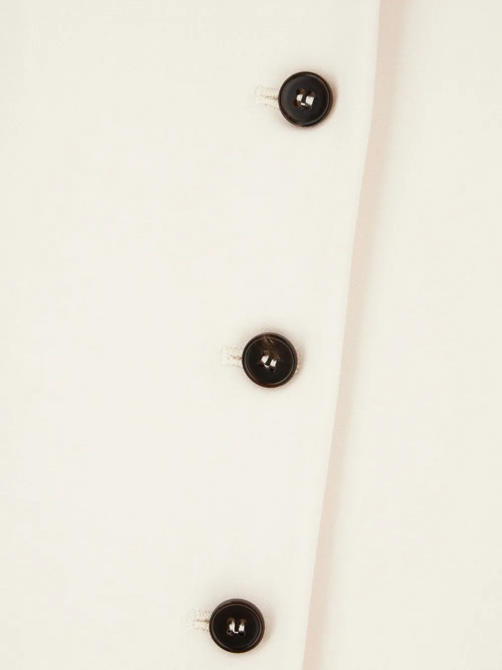 Antonelli Slim Fit White Gilet With Contrasting Buttons In Yellow