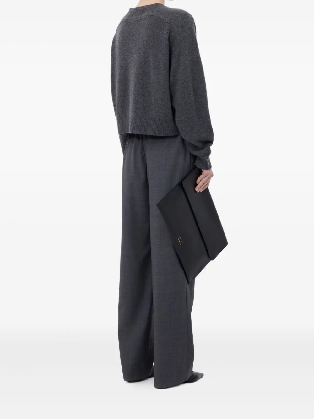 Loulou De Saison V-neck Sweater In Gray