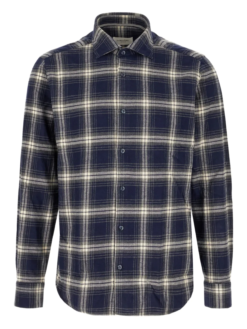 Tintoria Mattei camisa con cuadros estampados | azul | Image 1