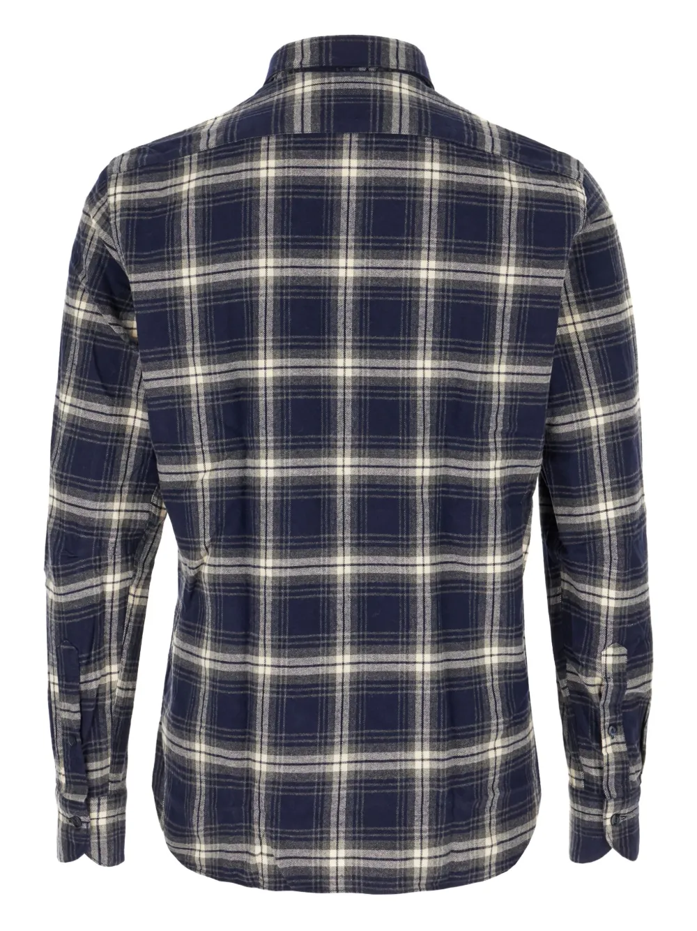 Tintoria Mattei checked shirt - Blauw
