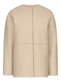 LouLou de Saison Fargo leather-panelled shearling jacket - Neutrals