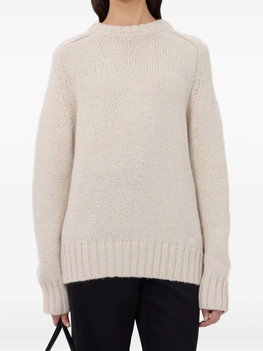 LouLou de Saison ribbed crew-neck sweater | Knitted Sweaters | Image 2