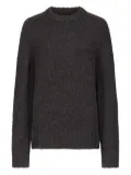 LouLou de Saison Jesse drop-shoulder ribbed sweater - Black